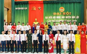 Đại hội đại biểu Hội Nông dân huyện Hậu Lộc, ông Ngọ Văn Thành tái đắc cử Chủ tịch