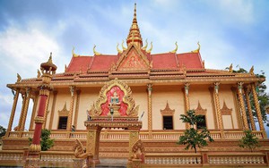 Chiêm ngưỡng vẻ đẹp ấn tượng của ngôi chùa kiến trúc Khmer ở Bạc Liêu 