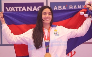 Nữ thần thể thao Campuchia - Cassandre Nicole Tubbs gây sốt SEA Games 32