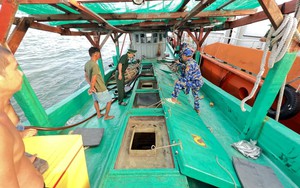 Bắt giữ tàu chở 10.000 lít dầu DO lậu trên vùng biển Kiên Giang