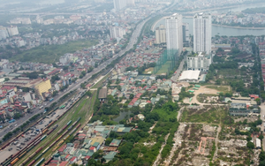 Hiện trạng khu đất xây dựng bãi xe "khủng" và TTTM Aeon Mall Hoàng Mai Giáp Bát 