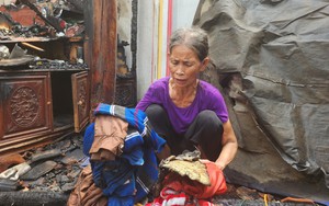 Thanh Hoá: Ngôi nhà đồ đạc liên tục bốc cháy đã cháy rụi