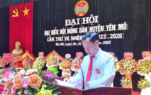 Ninh Bình: Ông Lê Anh Tuấn tái đắc cử Chủ tịch Hội Nông dân huyện Yên Mô