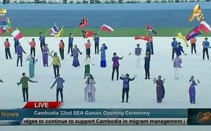 Chủ nhà Campuchia nhầm quốc kỳ Indonesia với quốc kỳ Ba Lan