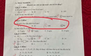 Bài toán lớp 1 gây tranh cãi: "Không hiểu giờ chương trình học thế nào nữa"