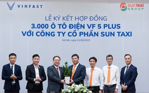 Sun Taxi mua 3.000 xe điện VinFast VF 5 Plus, thúc đẩy mạnh mẽ cuộc cách mạng giao thông xanh tại Việt Nam
