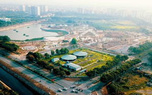 Công viên trăm tỷ dần "hồi sinh" sau nhiều năm bỏ hoang ở Long Biên (Hà Nội)
