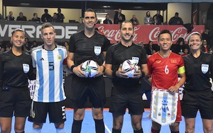 ĐT futsal Việt Nam thua 0-3 trong trận tái đấu chủ nhà Argentina