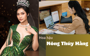 Hoa hậu Nông Thúy Hằng: “Tôi sẽ cống hiến nếu được làm MC, BTV tại VTV”