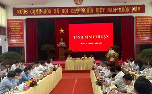 Chủ tịch nước Võ Văn Thưởng làm việc với Ban thường vụ Tỉnh ủy Ninh Thuận