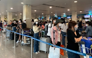 Nhiều chuyến bay khai thác chưa tuân thủ theo slot tại sân bay Tân Sơn Nhất