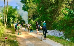 Tự giác bảo vệ môi trường, xây dựng nông thôn mới, nông dân Bắc Kạn làm cho làng xóm đẹp lên