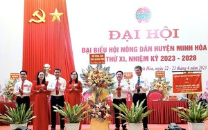 Đại hội Hội Nông dân huyện Minh Hóa: Nông dân góp gần 160.000 m2 đất làm nông thôn mới