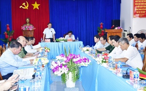 Phó Thủ tướng Trần Lưu Quang có chuyến kiểm tra xuyên biển về công tác chống khai thác IUU tại Cà Mau, Kiên Giang