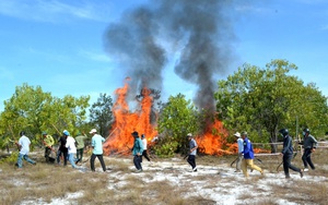 Kiểm lâm Quảng Nam nói gì về vụ &quot;đốt rừng thật&quot; để diễn tập?