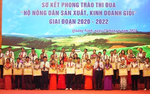 Quảng Ninh có hơn 46.000 hộ nông dân SXKD giỏi, 10 hộ được đề nghị tặng Bằng khen Thủ tướng