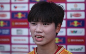 Tiền đạo trẻ ĐT nữ Việt Nam nuối tiếc khi không thể ghi bàn vào lưới đội Đức