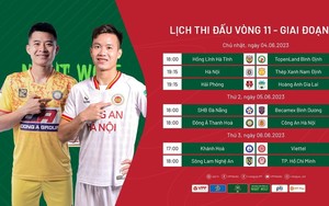 Lịch phát sóng trực tiếp vòng 11 V.League 2023: Tâm điểm Thanh Hoá vs CLB CAHN