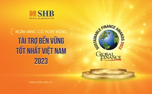 Global Finance vinh danh SHB là &quot;Ngân hàng có hoạt động Tài trợ Bền vững tốt nhất&quot; Việt Nam 2023