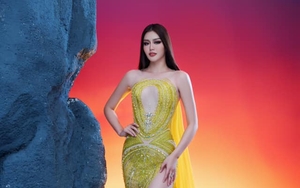 Bán kết Hoa hậu Siêu quốc gia 2023: Đặng Thanh Ngân diện trang phục xuyên thấu quyến rũ