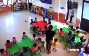 Trẻ mầm non ở Ninh Bình bị giáo viên tát, kéo lê xềnh xệch ra khỏi lớp