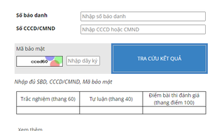 Điểm thi đánh giá năng lực 2023 của Bộ Công an: Các trường đồng loạt công bố