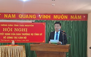 Phó Trưởng ban Thường trực Ban Tổ chức Tỉnh ủy Thái Nguyên được bầu làm Chủ tịch Hội Nông dân tỉnh