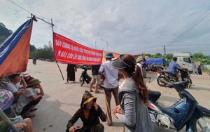 Nghi Lộc (Nghệ An): Người dân căng lều ngăn xe vào cảng Vissai vì nhiều kiến nghị chưa được giải quyết