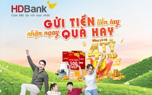 HDBank tặng gần 4 tỷ đồng cho khách hàng gửi tiết kiệm 