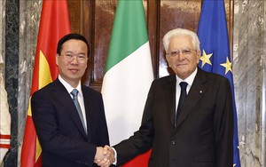 Việt Nam - Italy ra tuyên bố chung tăng cường quan hệ đối tác chiến lược