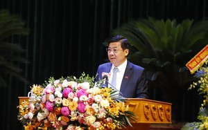 Bí thư Tỉnh ủy Bắc Giang Dương Văn Thái phát biểu chỉ đạo tại Đại hội đại biểu Hội Nông dân tỉnh lần thứ X