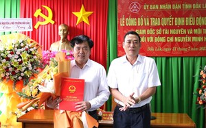  Chánh Thanh tra tỉnh Đắk Lắk được bổ nhiệm làm Giám đốc Sở Tài nguyên và Môi trường