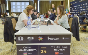 Võ Thị Kim Phụng thắng ván đầu World Cup cờ vua 2023