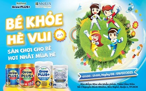 Nutifood GrowPLUS+ ra mắt sân chơi hot nhất mùa hè cho trẻ em tại Thảo Cầm Viên sài Gòn