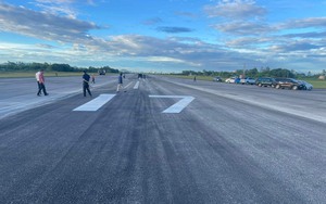 Cảng vụ Hàng không miền Bắc: Sân bay Vinh mở cửa trở lại sau sự cố nứt đường băng