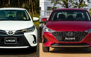 So sánh khấu hao Hyundai Accent và Toyota Vios sau 3 năm tại Việt Nam