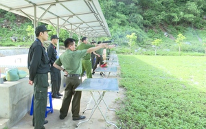 Công an Sơn La thi bắn súng quân dụng: Nâng cao kỹ năng sử dụng vũ khí