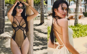 Bạn gái Đoàn Văn Hậu mặc bikini gợi cảm, fan nhìn "đỏ mặt"