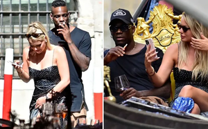 Mario Balotelli hút thuốc, uống rượu khi đi du lịch Venice với bạn gái mới