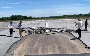 Nguyên nhân sự cố bong tróc bê tông đường băng sân bay Vinh, Cục Hàng không báo cáo gì?