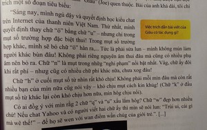 Xuất hiện đoạn văn "lạ" trong SGK Ngữ văn lớp 11 mới, học sinh bình luận rôm rả