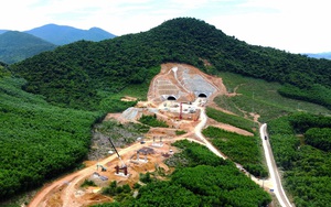 Hà Tĩnh: Cận cảnh công nhân khoét núi, đào hầm Đèo Bụt dài gần 1km trên dự án cao tốc Bắc-Nam