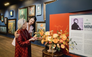 Vì sao Hoa hậu Ngọc Hân đưa bà ngoại 85 tuổi vào Đà Lạt dự triển lãm tranh?