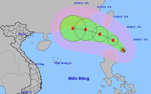 Tin bão Saola mới nhất: Bão Saola giật cấp 17 đã tiến gần biển Đông