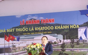 Khánh thành nhà máy thuốc lá Khatoco với tổng vốn 581 tỷ đồng