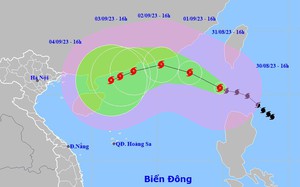 MỚI NHẤT: Bão SAOLA đi vào biển Đông giật trên cấp 17, chính thức trở thành bão số 3 năm 2023