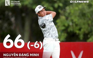Giải vô địch Golf Quốc gia năm 2023: Nguyễn Đặng Minh chia sẻ bất ngờ khi xác lập kỷ lục -6 gậy