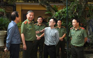 Bộ trưởng Tô Lâm thăm hỏi gia đình Đại tướng Võ Nguyên Giáp và các cố lãnh đạo Bộ Công an