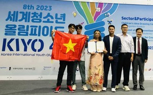 Học sinh Quảng Ninh ẵm "Vàng" và giải đặc biệt tại Olympic khoa học quốc tế Hàn Quốc