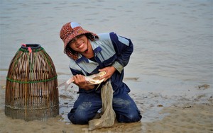Hà Tĩnh: Cả trăm &quot;nơm thủ&quot; mua vé vào hồ thủy lợi trổ tài bắt cá đông vui như hội